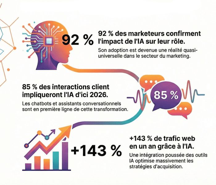 ia marketing l'IA en chiffres en 2025 un impact incontournable​