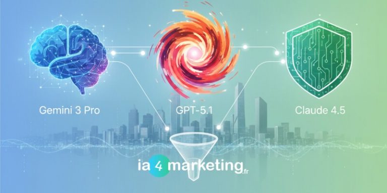 Comparatif LLM 2026 : Gemini 3 vs GPT-5.1 vs Claude 4.5 - Quelle IA choisir pour votre marketing en 2026 ? D&eacute;couvrez notre benchmark exclusif : performances, 10 cas d'usage concrets et verdict strat&eacute;gique.