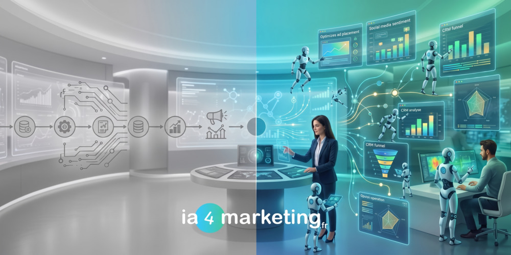 IA agentique en marketing comment passer de l'automatisation à la délégation des résultats