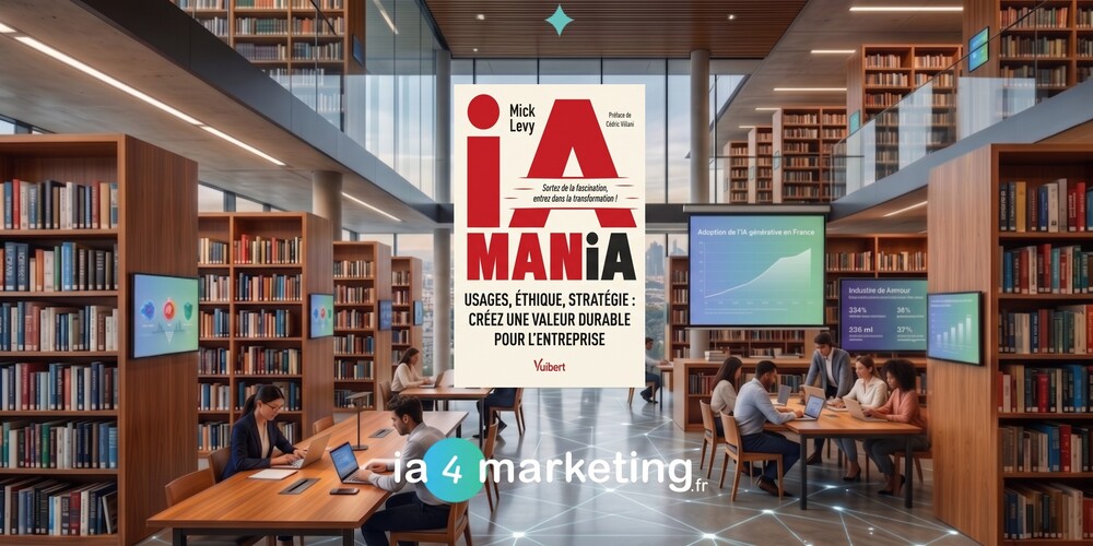 livre iA MANiA Mick L&eacute;vy - ia4marketing